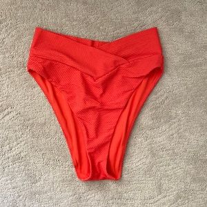 NWOT Aerie crossover high cut cheeky bottom